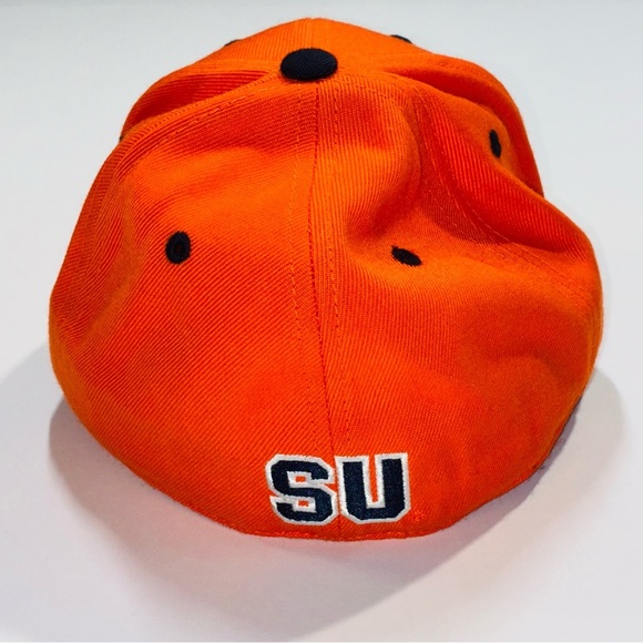 Syracuse Orange Fitted 7 1/8” Baseball Cap Hat Men’s Top Of The World NWT - Picture 2 of 5